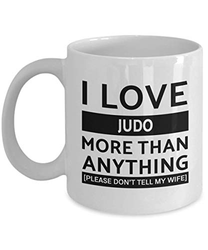 Judo Mug - I Love More Than Anything - Funny Novelty Ceramic Coffee