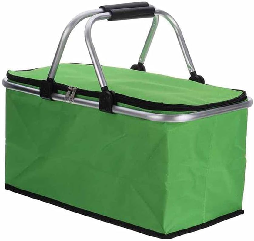30L Foldable Thermal Insulated Bag Cooler Bags Pizza Food Pizza Delivery Picnic Storage Holder Functional Bag Storage Basket(D)