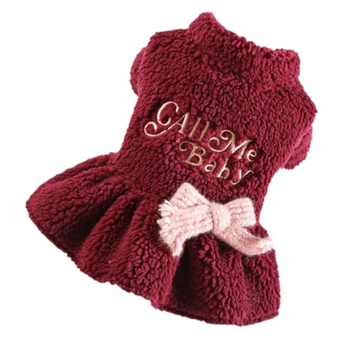 Milisten 犬用の暖かい服 ペットジャージ 犬のかつら 子犬用パッド 小さな子犬の服 犬クール 愛らしいの服 愛らしい犬服 熱犬服 冬の犬のコート ポリエステル 紫の,Purple