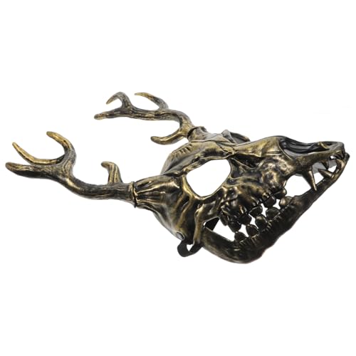 Masque Halloween cerf à cornes amovibles pour cosplay de fête