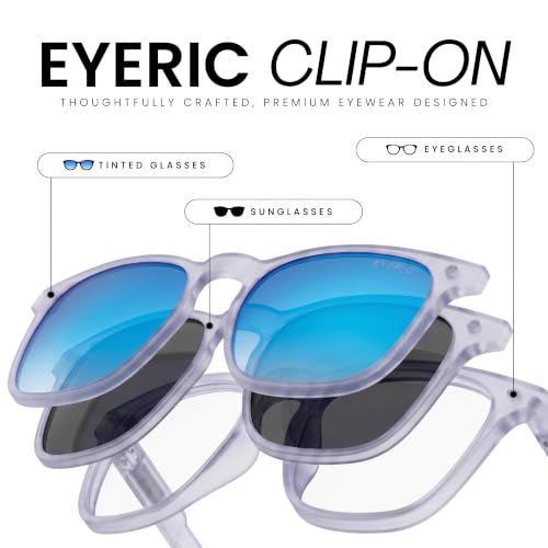 Image of 3-in-1 Magnetic Clip On Sunglasses for Men & Women