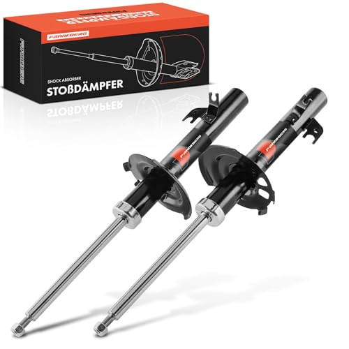 Frankberg 2x Shock Absorber Strut Front Left Right 570mm Gas pressure Compatible with Aygo B4 C1 II PA PS 108 107 PM PN C1 PM PN Replace# 332808,485100H010
