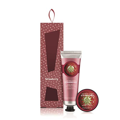 The Body Shop Strawberry Soft Hands Warm Kisses Duo Gift Set