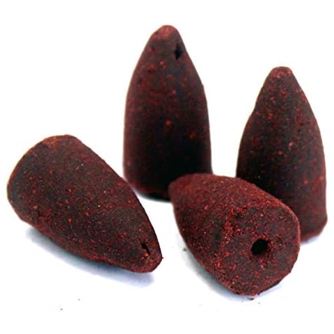 YKW Gifts Pack of 10 Aromatic Back Flow Incense Cones - All Natural (Lotus) Cover