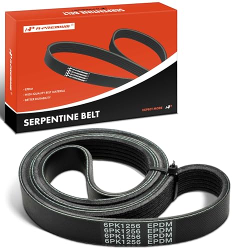 A-Premium Engine Serpentine Drive Belt Compatible with Ford, Kia, Hyundai & More Cars - F-250, F-350, E-350 Econoline, LTD Crown Victoria, Soul, Rio, Accent & More by A-premium - Used condition - CA$5.59