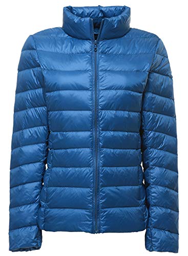 Sawadikaa Women's Ultra Light Packable Winter Down Puffer Jacket Coat Quilted Lightweight Down Parka Jacket Peacock Blue XXX-Large Sawadikaa Women's Ultra Light Packable Winter Down Puffer Jacket Coat Quilted Lightweight Down Parka Jacket Peacock Blue XXX-Large
