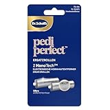 Dr. Scholl’s NanoTech-Ersatzrollenköpfe für Pedi Perfect Pro Elektronische Fußfeile – Gemischte Packung, 2x Ultra Grob für Harte Haut, und Polieren, für Anwendung auf nassen & trockenen Füßen