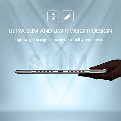 Image of ProCase for iPad 9th 8th 7th Generation Case 10.2 Inch (202120202019 Release), 10.2 iPad Case 9th 8th 7th Gen Cover, Slim Smart Cover with Translucent Hard Shell Back -Whitemarble. | Protective Smart Case Cover Compatible with 10.2 Inch iPad 9 /8 /7