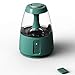 LYYAN Humidificador de Niebla fría de 1.5L, humidificador de Aire Lámpara de Niebla Colorida Humidificador de Niebla fría de Doble pulverización (Blanco/Verde)