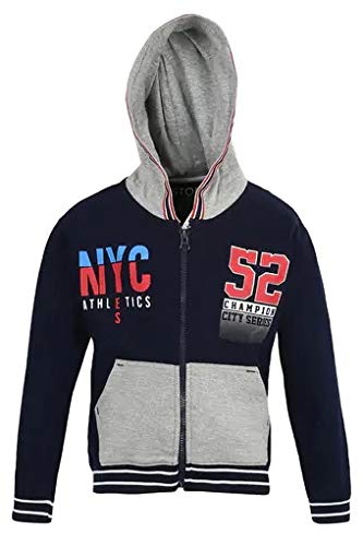 STOP to start Boys Casual Synthetic Sweatshirt (205741928_Navy_10 to 11 Years)