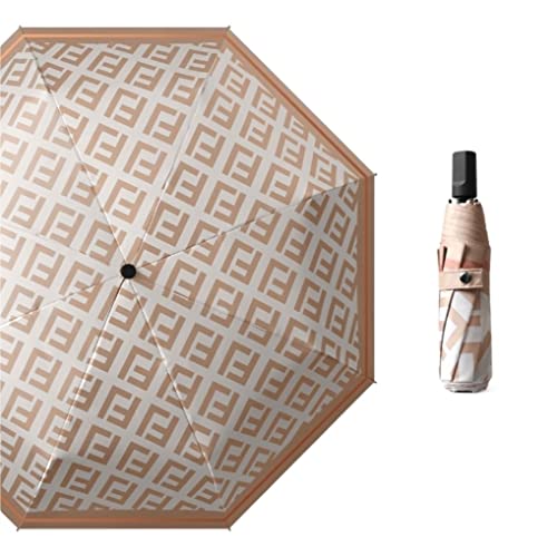 Paraguas anti UV para mujer pequeño y resistente a los vientos fuertes de lluvia