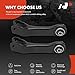 A-Premium 2 x Rear Forward Lower Control Arm, with Bushing, Compatible with Jeep KL Series Cherokee 2014-2023 & Chrysler 200 2015-2017