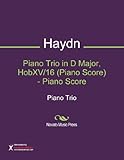 Piano Trio in D Major, HobXV/16 (Piano Score) - Piano Score Sheet Music (Piano Trio)