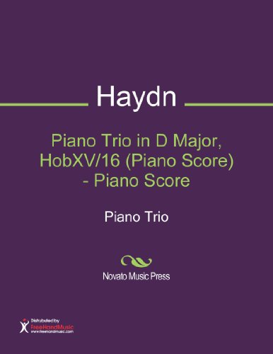Piano Trio in D Major, HobXV/16 (Piano Score) - Piano Score Sheet Music (Piano Trio)