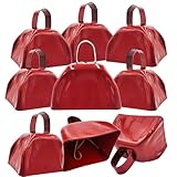 The Dreidel Company Metal Cowbell Noisemaker Cheering Bell, New Years, School Classroom, Wedding Bells & Chimes Percussion Musical Instruments Call Bell Alarm, 3