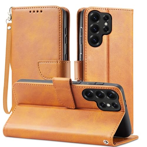 Étui compatible avec Samsung Galaxy Note20 housse cuir kaki