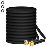 75FT Non-Expanding Garden Hose, Lightweight, Leak-Proof Metal Interface,Easy to Storage,3/4GHT,Flexible Kink-Free Hose for Outdoor, Lawn & Yard