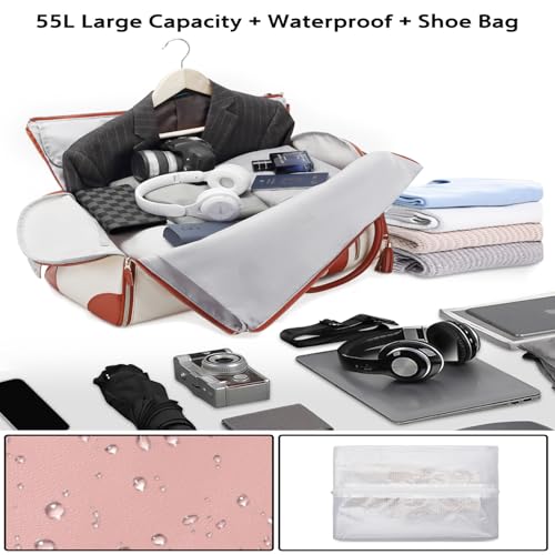 Jenni Travel Bag 2.0 Roller Rdition, Convertible Jenni Bag 2.0 with Removable Wheels, High Capacity Jenni Bag with Shoe Compartment (Black) 5