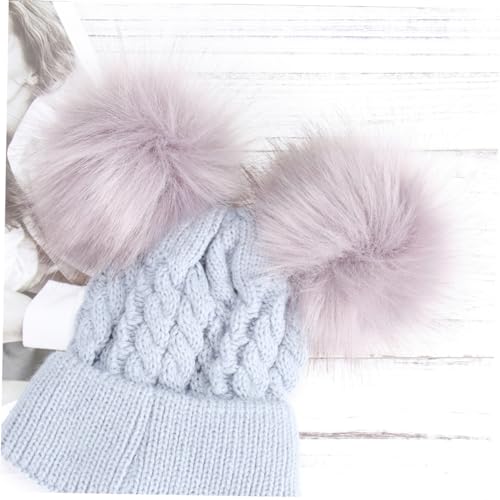 Boy Girl Double Twisted Knit Hat Warm Beanie for Boys and Girls Soft and Comfortable Hat Grey for Cold Weather Adventures3