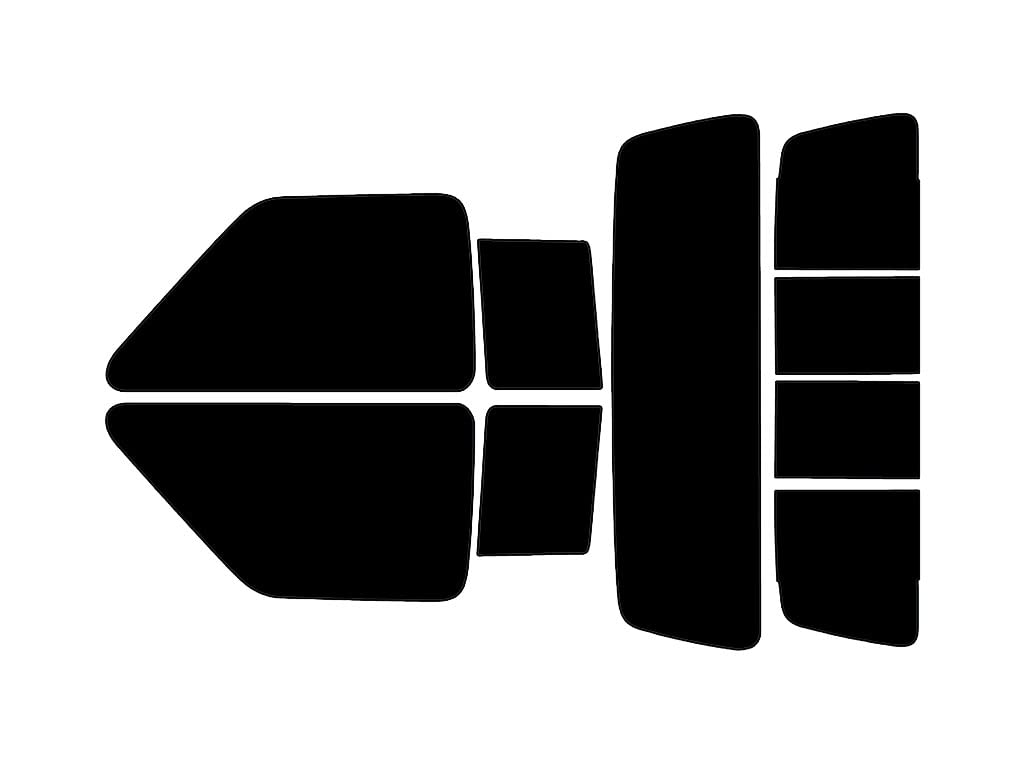 Rvinyl Window Tint Kit Compatible with Ford Ranger 1990-1992 - Complete Precut Kit - 5%
