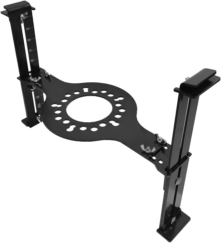 GUYAOYI 5-Lug 14"-20" Wheel Fitment Simulator Tool, Universal Wheel Offset Tool, Tire Rim Fit Size Measuring Mockup Tool