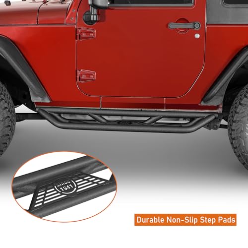 Estribos Laterales Tubulares para Jeep Wrangler JK 2 Puertas miniatura 3