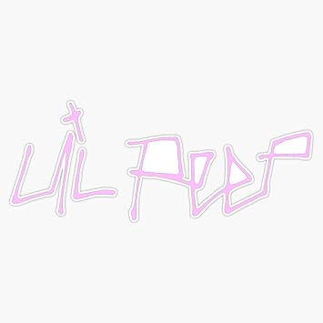 Amazon.com - Lil Peep Logo Pink Sticker Vinyl Bumper Sticker 6 Mil ...