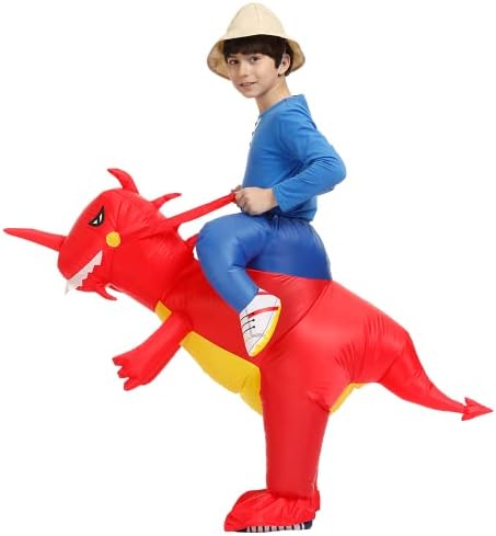 Inflatable Dinosaur Costume for Kids Halloween Costumes Boys Girls Blow up Costume for Halloween Party Cosplay 2 41PESEELO8L. AC