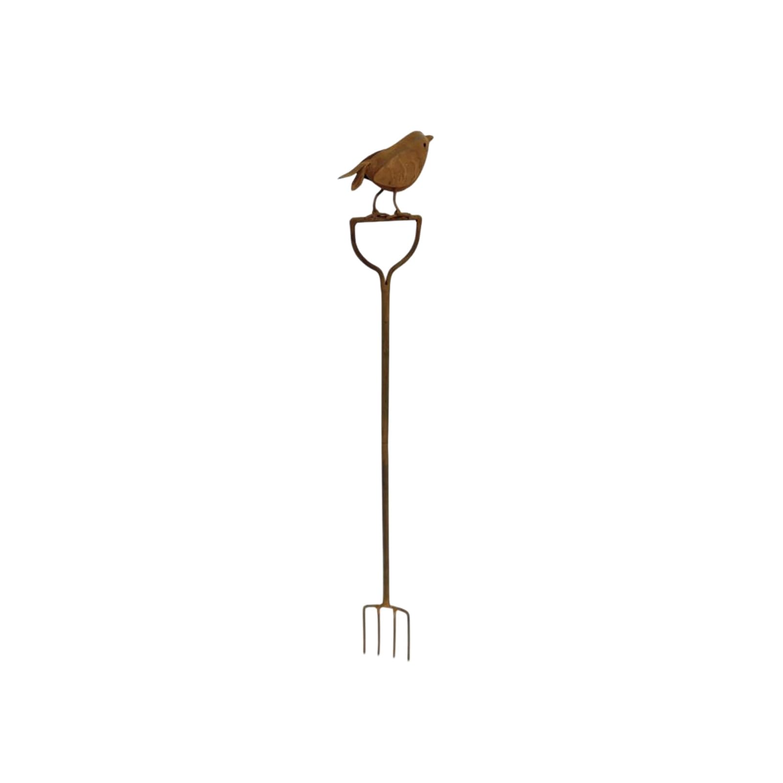 Ljmyy Rusty Metal Bird Stakes Outdoor Garden Sculpture Garden Animals Stake For Patio Yard Art Ornaments