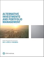 CFA 2017: Level II Volume 6 - Alternative Investme 1942471785 Book Cover
