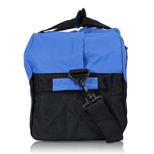 Image of DALIX 18 inch Two Tone Duffle Bag Medium Black Red Blue Gold Pink Purple Gray