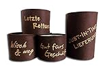  Banderole für Toilettenpapier bestickt - früher Häkelrolle oder Klopapierhut - NEU mit Monogramm