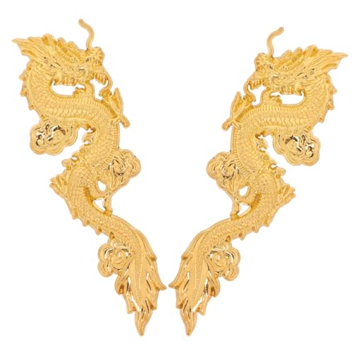 Ciieeo 2pièces Set De Autocollants Dragon pour Voiture Et Camion Emblèmes Décoratifs pour Capot Et Carrosserie