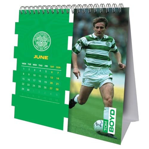 2026 CALENDAR CELTIC FC MONTH TO VIEW DESK EASEL OFFICIAL PRODUCT