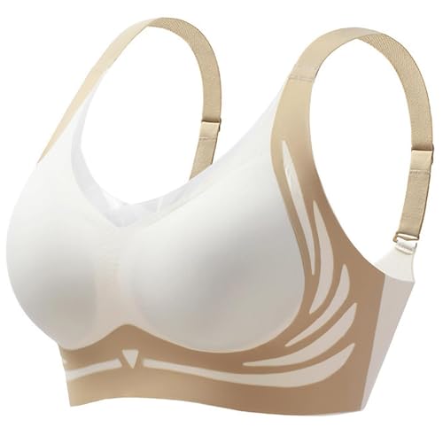Image of Smoothing Bra Anti Sagging Wireless Push Up Bras for Women No Underwire Full Coverage Bra Comfy Bras for Women