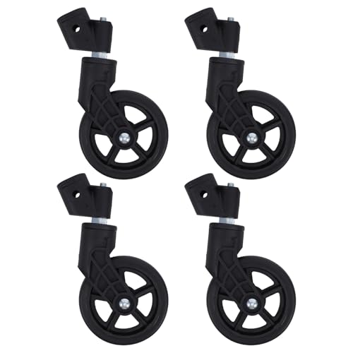 Roues pivotantes à tige silencieuses lot de 4 pour sol fragile chariot