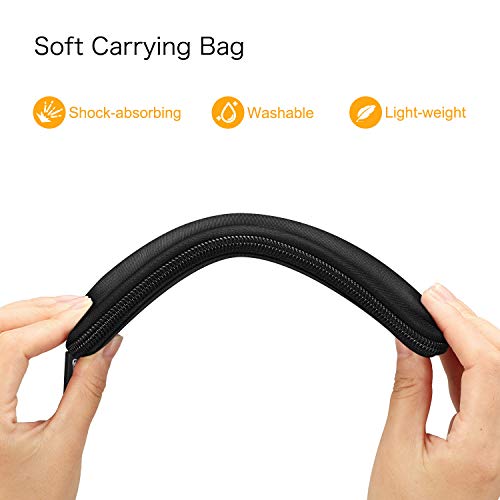 Fintie Pencil Holder Case For Apple Pencil (1St And 2Nd Generation), Soft Neoprene Zipper Carrying Bag Sleeve Pouch Compatible With Samsung Stylus And Surface Pen, (Black) #TOP3