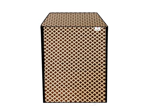 Image of Dishwasher Cover for 12 to 15 Place Setting | Water-Resistant Dustproof Zip Cover | Universal Fit Compatible with Bosch, LG, IFB, Hafele, Faber & More | 63 x 63 x 88 cm | Design 19