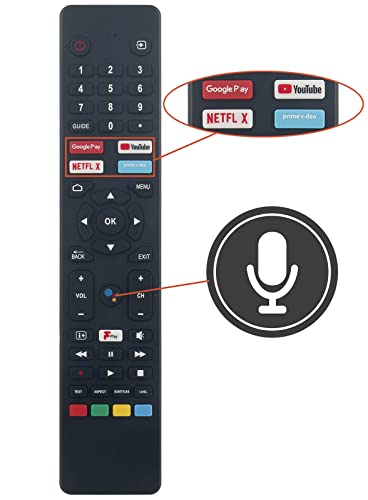 Replacement Voice Remote RM-C3250 Suit for JVC LED Smart Full HD Android TV LT-43CA890 LT-50CA890 LT-58CA890 LT-65CA890 LT-32CA690 LT-55CA890 LT-32CA790 LT-58CA810 LT-40CA890 LT-40CA790 LT-43CA790 - Image 2