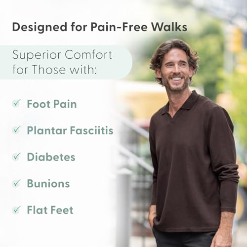 Orthofeet Men's Orthopedic Knit Edgewater Sneakers4