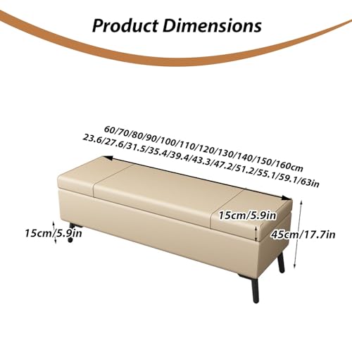 Banc de rangement rectangulaire et placard à chaussures de luxe G - 3