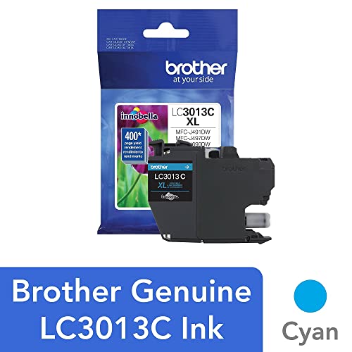Cartouche encre Brother LC3013C originale jet d'encre MFC-J491DW MFC-J497DW XL