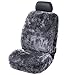 Produktbild Torrex® Lammfell-Sitzbezug - kein Patchwork - Vollbezug mit allgemeiner Betriebserlaubnis (ABE) Universalgröße (Farbe Anthrazit)