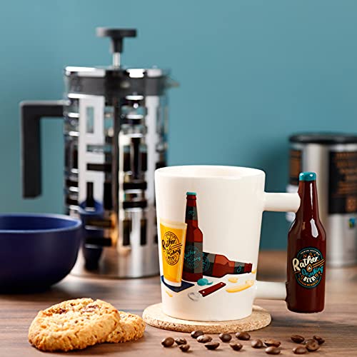 Puckator Mug Céramique Anse Reine D'Angleterre - Tasse Fun Originale Pour Thé Café Chocolat