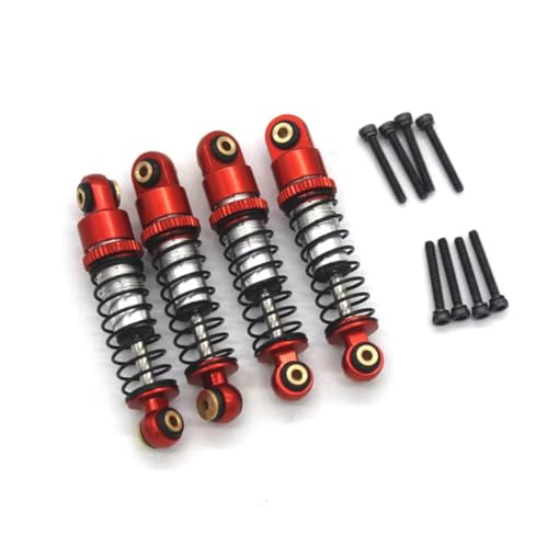 RC�V���b�N�A�u�\�[�o�[ Compatible With FMS D90 D110 1/24 RC�J�[�A�b�v�O���[�h���������A�N�Z�T���[�p�[�c���^�������V���b�N�A�u�\�[�o�[(Red)