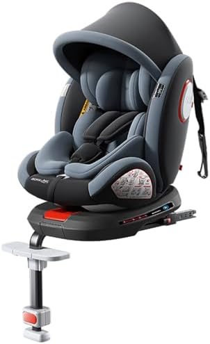 Car Seat 360° Swivel with ISOFIX, Adjustable Car Seats and Headre...