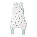 Tommee Tippee Steppee Strampler, Babyschlafsack mit Füßen, Ganzjährig, Original Grobag, 18-36m, 80-95cm, 1.0 Tog, Pip der Panda