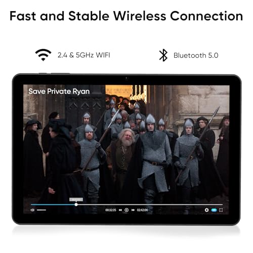 Tablet, 10 inch Android 14 Tablet, Octa-Core Processor Google Tablets with 10GB RAM + 64GB ROM 1TB Expand, GPS, 6000mAh, 1280x800 IPS Display, BT5.0, Dual Camera, WiFi 5, GPS (Blue) - Image 8