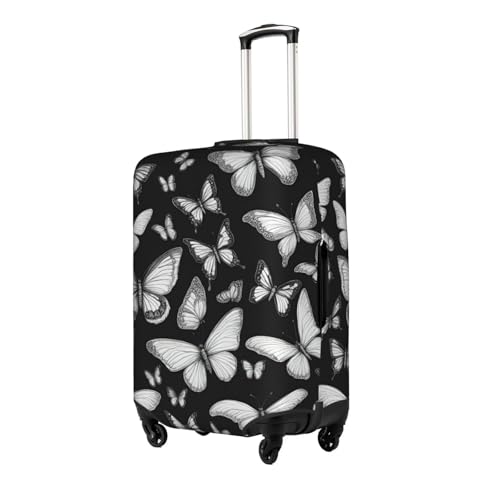 Hand Drawn Color Butterfly Print Suitcase Covers For Luggage Suitcase Cover Travel Luggage Cover Fits 18-32 Inch Suitcases2