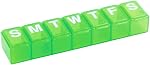 Ezy Dose Weekly (7-Day) Pill Organizer, Medium Planner, Colour May Vary | Compact Daily Vitamin & Supplement Medicine Case, Pop Up Compartments, Convenient and Easy to Use, Travel-Friendly, BPA-Free